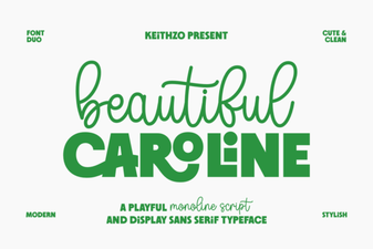 Download the Beautiful Caroline Font for Creative Designs