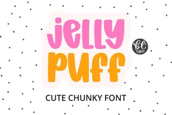 Creative Projects Using Jelly Puff Font