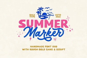 Creative Summer Marker Font Projects