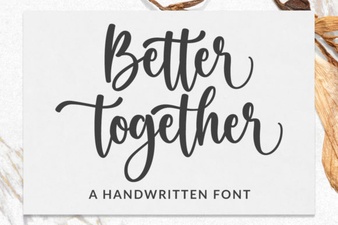 Better Together Font: Design for Collaboration