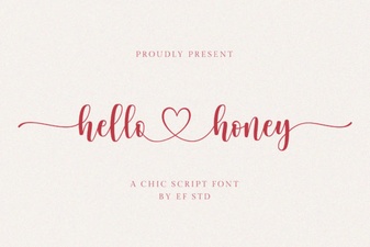 The Hello Honey Font: Creative Handcrafted Designs