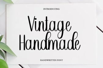 Creative Vintage Fonts for Your Diy Designs