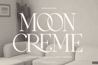 Moon Creme Font: Elegant Display Styles & Project Ideas